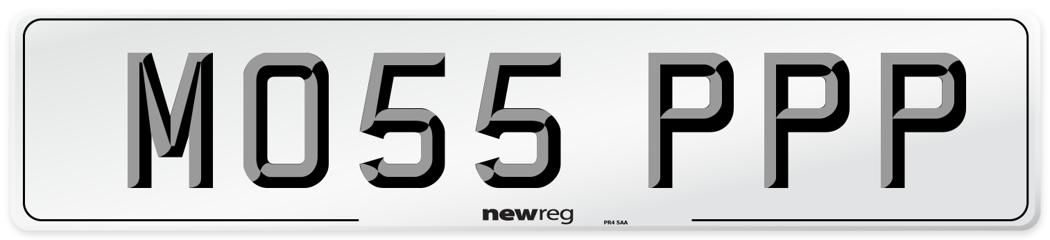 MO55 PPP Number Plate from New Reg